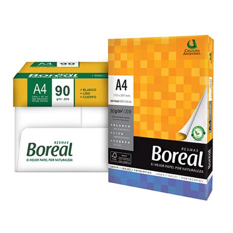 RESMA PAPEL BOREAL T A4 90 GRS X 500 HS Distribuidora Dique