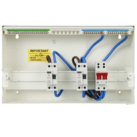 Wylex Way Flexible Dual A Type A Rcd Metal Clad Consumer Unit