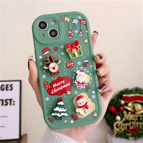 Ottwn funda de teléfono con dibujos animados en 3D para iPhone carcasa