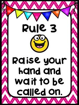 Classroom Rules Emoji Theme Whole Brain Teaching by Humble Bee-ginnings