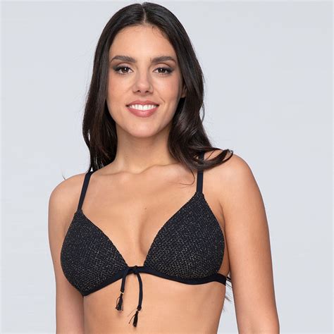 Luna Ariel 93813 Bikini Τριγωνάκι με Ενίσχυση Μαύρο Skroutz gr