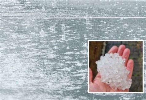 Hailstones Hit Cliffe Amid Extreme Heat