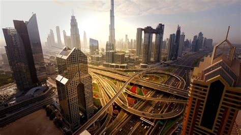 Aerial View Dubai Stock Video Footage for Free Download