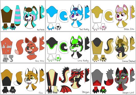 Anthrocon Fursuit Partial Ideas! — Weasyl