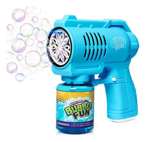 Pistola Automática Bolha De Sabão Luz Brinquedo Infantil MercadoLivre