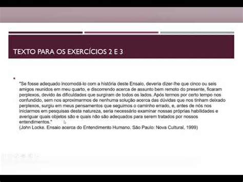 Filosofia Exercícios sobre Epistemologia Descartes e Locke Profº