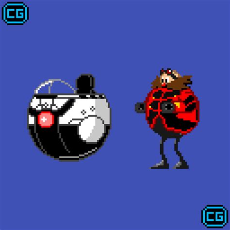 Pixilart - MOVIE EGGMAN SPRITE by SpongeChris