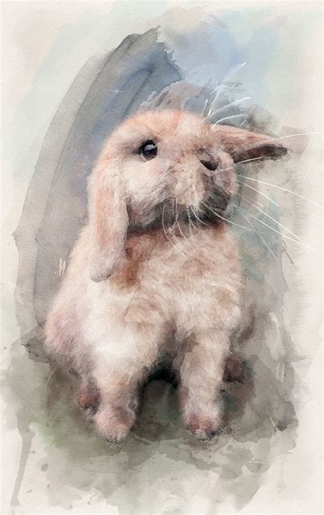 Watercolor Bunny Rabbit - Free photo on Pixabay - Pixabay