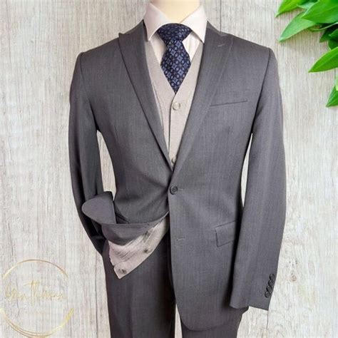 Egara Suits And Blazers Egara Slim Mens Two Piece Suit Jacket 42l