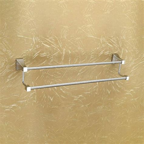 Acetap Delta Fully Brass Double Towel Rod | Towel Bar | Towel Holder 24 inch (Chrome Finish ...