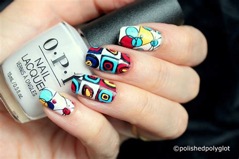 Nail Art │Modern Art Manicure [Nail Crazies Unite] / Polished Polyglot