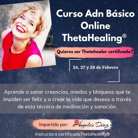 Curso Online Adn Básico Thetahealing Ángeles Díaz