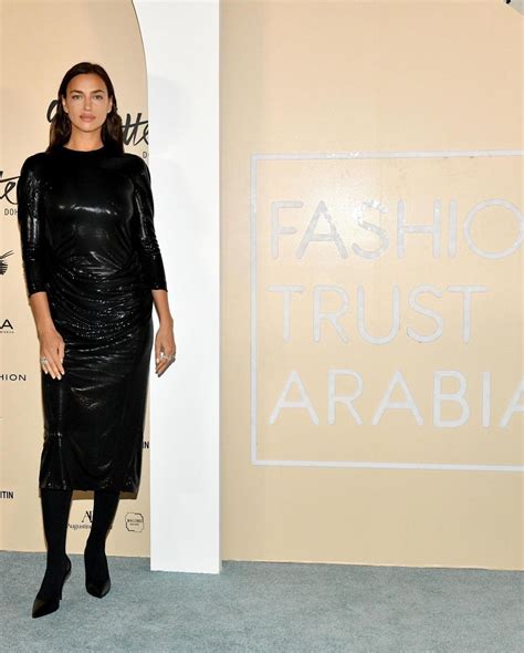 Irina Shayk Hot At Fashion Trust Arabia And Next To Bradley Cooper S