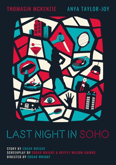 Last Night In Soho Graphic Poster