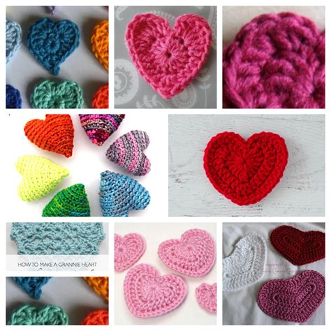 Craftycreativething 10 Easy Crochet Heart Patterns