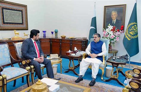 Governor Sindh Kamran Khan Tessori Calls On Caretaker Prime Minister