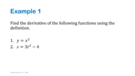 Solution Chapter 2 Differentiation Of Algebraic Functions Studypool