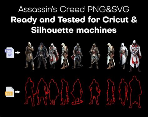 Assassins Creed Svg Assassins Creed Png Png Pack Etsy Australia