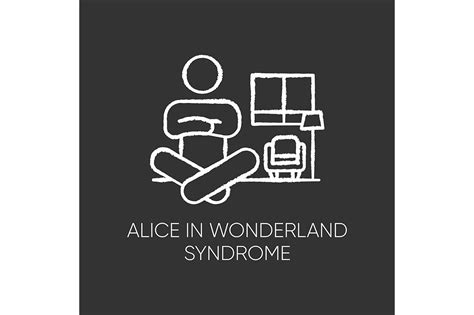 Alice In Wonderland Syndrome Icon Outline Icons Creative Market