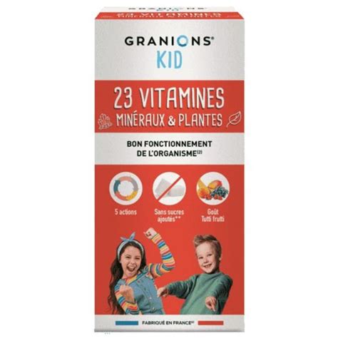 Granions Kid Vitamines Min Raux Et Plantes Ml