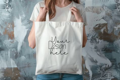 Canvas Tote Bag Mockup Graphic By Craftart · Creative Fabrica