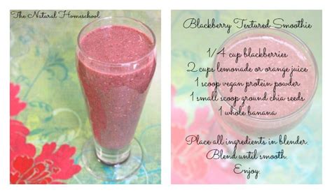 Healthy Homemade Smoothies Free Printable Recipe Cards The Natural