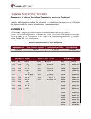 BUS FP Assessment 3 1 Docx FINANCIAL ACCOUNTING PRINCIPLES Assessment