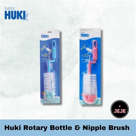 Jual Huki Rotary Bottle Nipple Brush Sikat Botol Susu Dan Dot