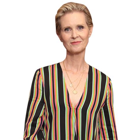 Cynthia Nixon Stripes Half Body Buddy Celebrity Cutouts