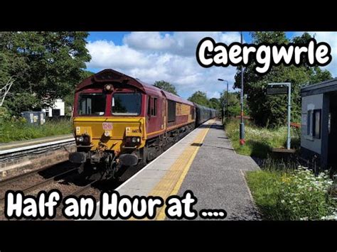 Half An Hour At 463 Caergwrle Station 22 06 2024 Class 66 197 230