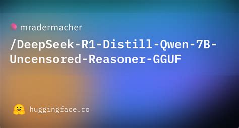 DeepSeek R1 Distill Qwen 7B Uncensored Reasoner Q3 K L Gguf