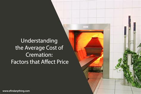 The Average Cost Of Cremation Factors That Affect Price