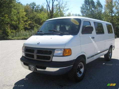 2003 Bright White Dodge Ram Van 1500 Passenger 38342592 Photo 2 Car Color