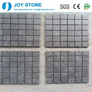 Flamed G684 Black Granite Paving Stone From China StoneContact