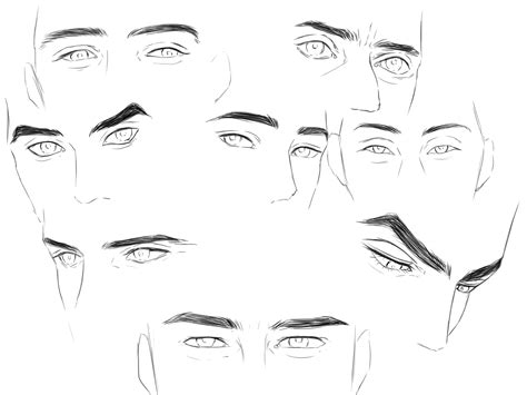 anime male eyes reference eye drawing references etdkhl