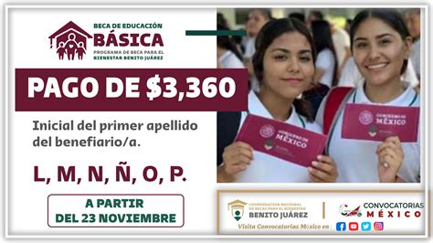 A Partir Del 23 De Noviembre Los 3 360 Pesos Desde Nivel Inicial