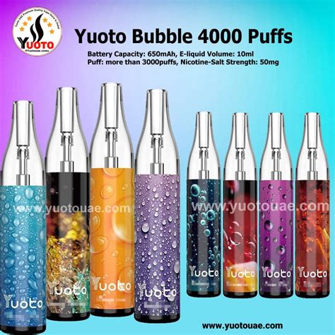 Yuoto Bubble 4000 Puffs Yuoto Bubble Disposable Pods Vape