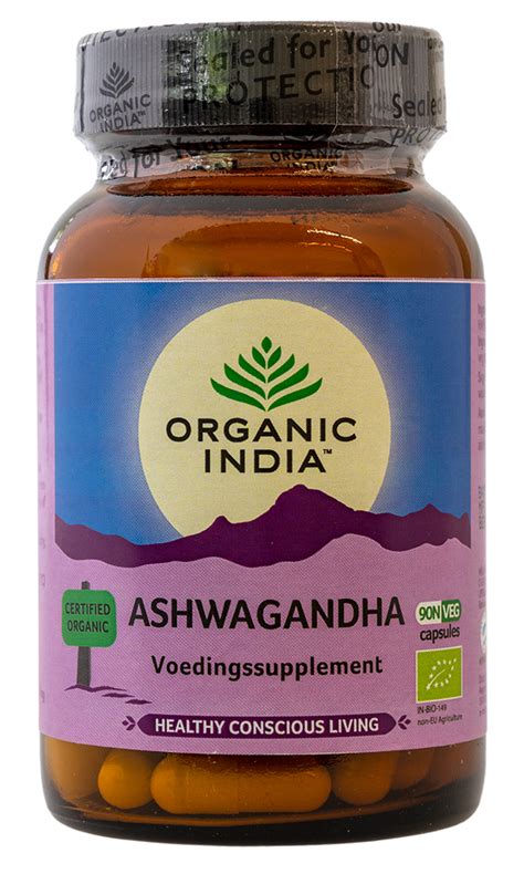 Ashwagandha Orgánica India 90 Cápsulas Comprar Orgánico Spiruella