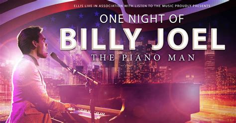 One Night of Billy Joel - The Piano Man tour dates & tickets 2025 | Ents24