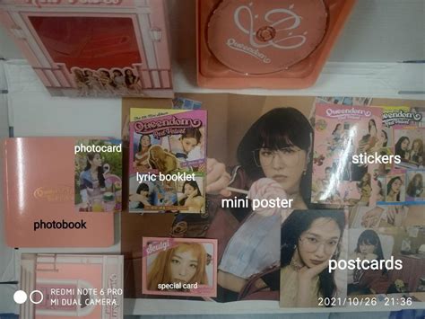 Unsealed Red Velvet Queendom Th Mini Album Girls Version Hobbies