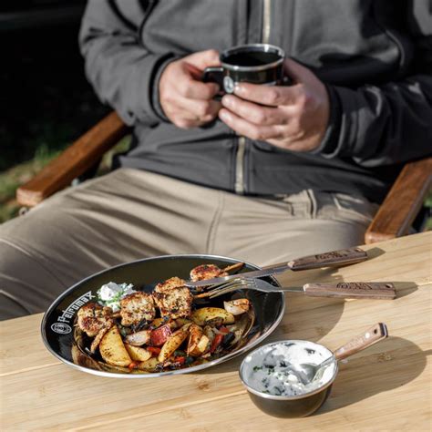 Petromax Camping Cutlery | in set | stainless steel | German brand