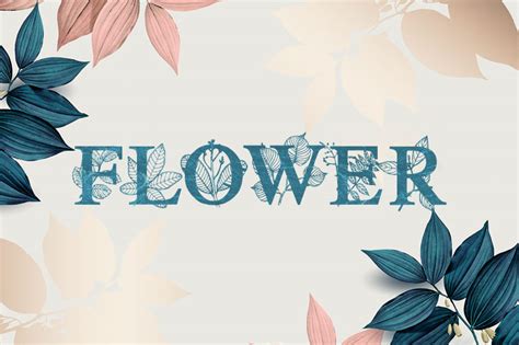 Best Flower Fonts [FREE / Premium] 2021 | Hyperpix