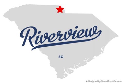 Map of Riverview, SC, South Carolina