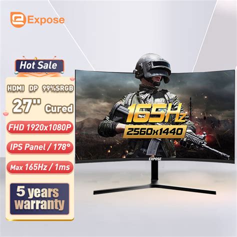 monitor   hz curved pc monitor   led monitor  flat ips