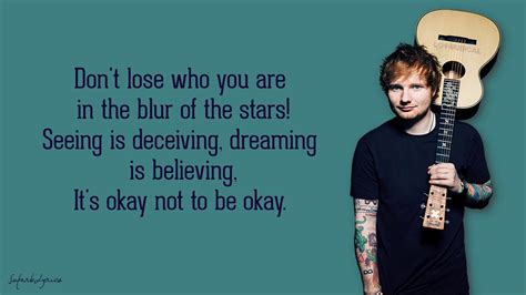 Ed Sheeran - Who You Are (Lyrics) - YouTube