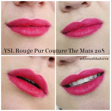 Lipstick Week Ysl Rouge Pur Couture The Mats Anoushka Loves