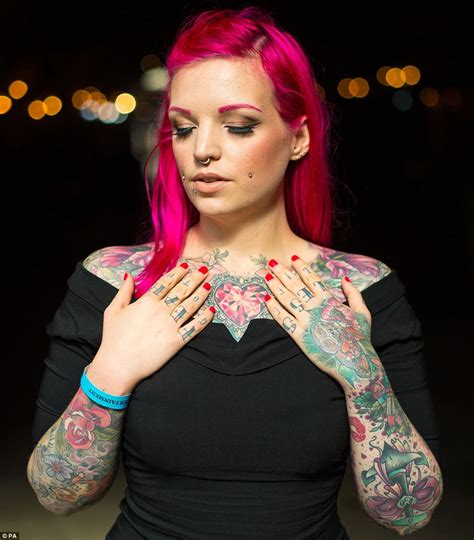 Tattoo Devotees Showcase Beautiful Designs At East Londons Tobacco