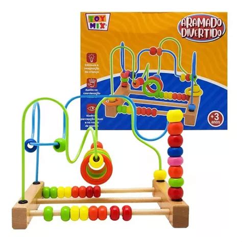 Brinquedo Educativo Aramado Divertido Método Montessori Frete grátis