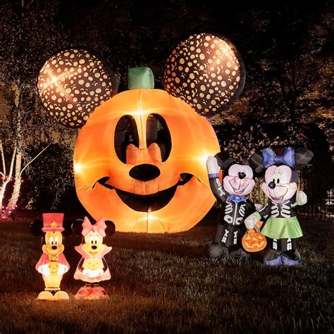 Disney 95 Ft Lighted Mickey Mouse And Friends Mickey Mouse Jack O