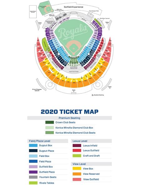 Stm Seating Map Kansas City Royals